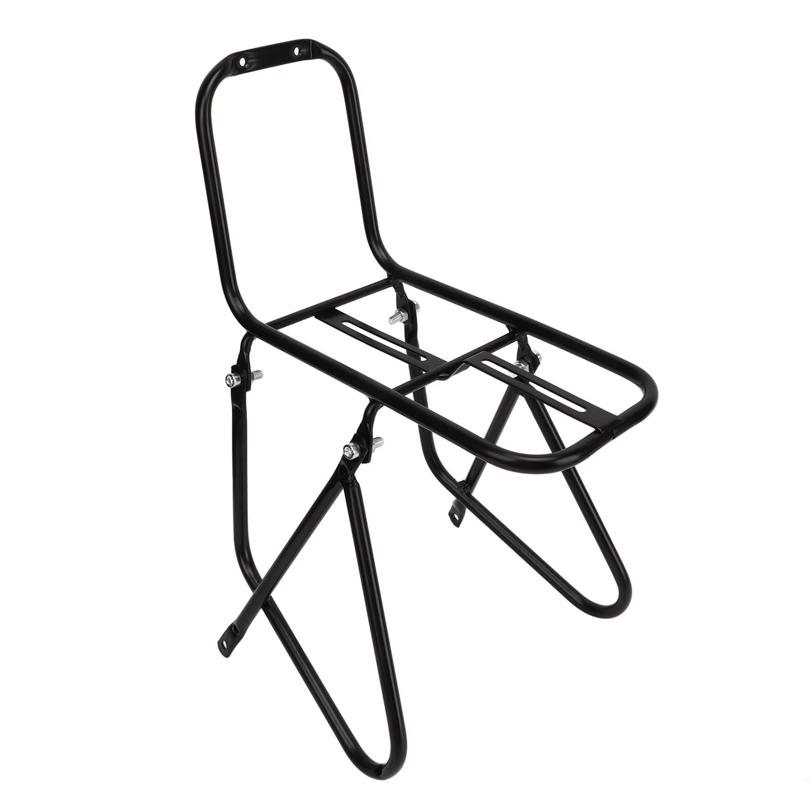 Keenso Bike Front Rack, Steel Carrier Rack, 15 kg Load Capacity, Black