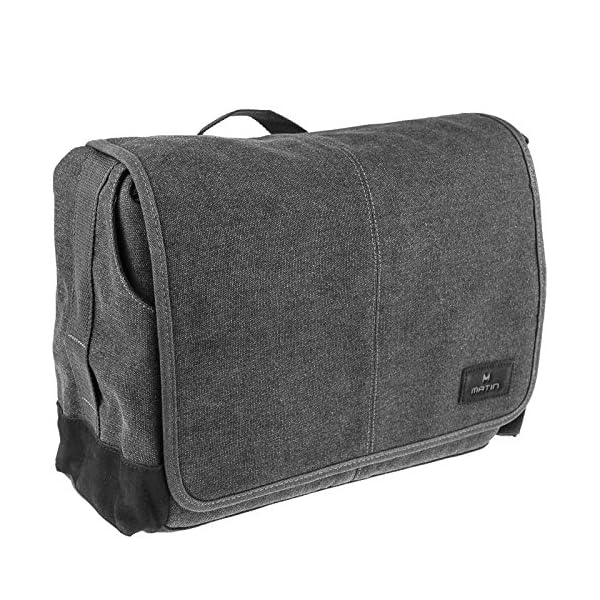 MATIn Balade Bag 400 Canvas-Fototasche (Tasche, Kameratasche, Schultertasche, Umhängetasche) für kleine, mittlere und…