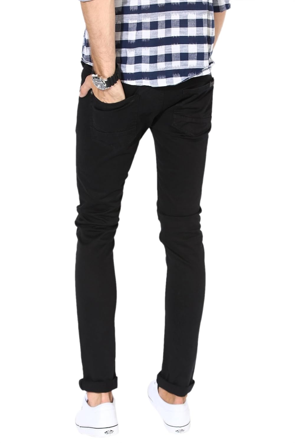 lawson copperstone fashionable denim black skinny fit jeans for mens
