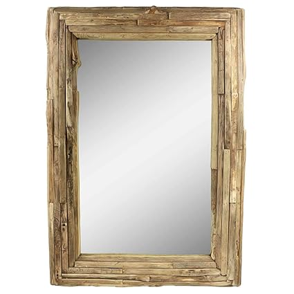 Amazon.de: Oriental Galerie Spiegel Rahmen aus Holzstücken Thailand