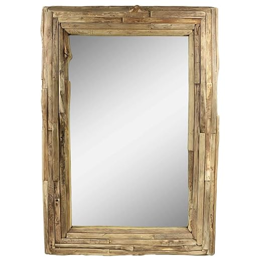 Amazon.de: Oriental Galerie Spiegel Rahmen aus Holzstücken Thailand