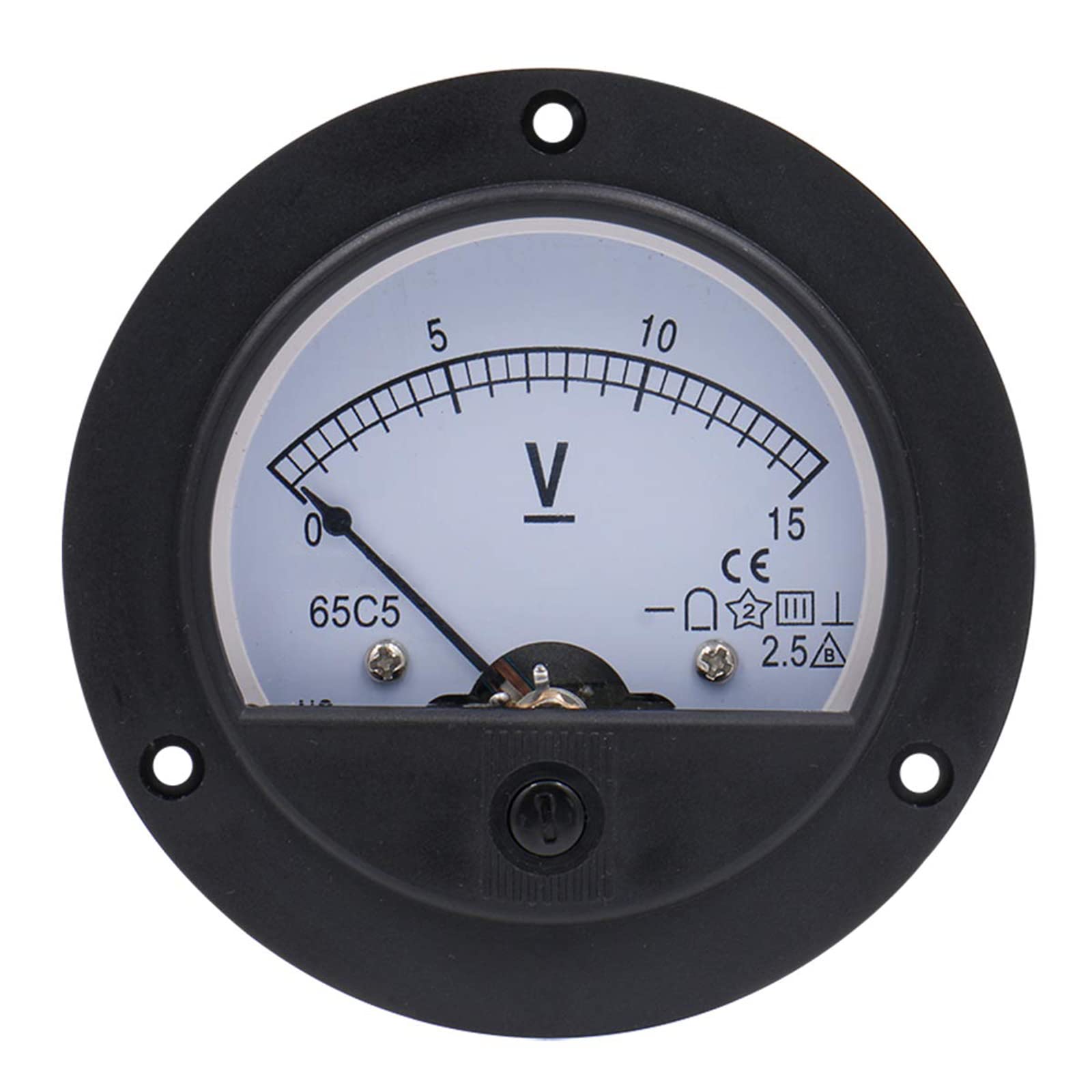 WANGCL DC 0-15V Analogue Panel Meter Volt Voltage Gauge Analog Voltmeter