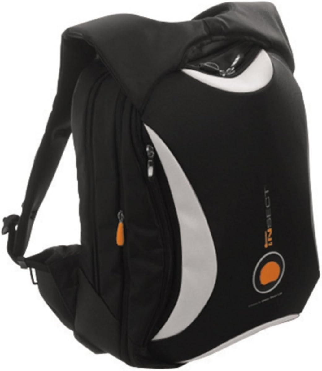 Delsey Insect Expandable Backpack Size M with Laptop Protection (Black