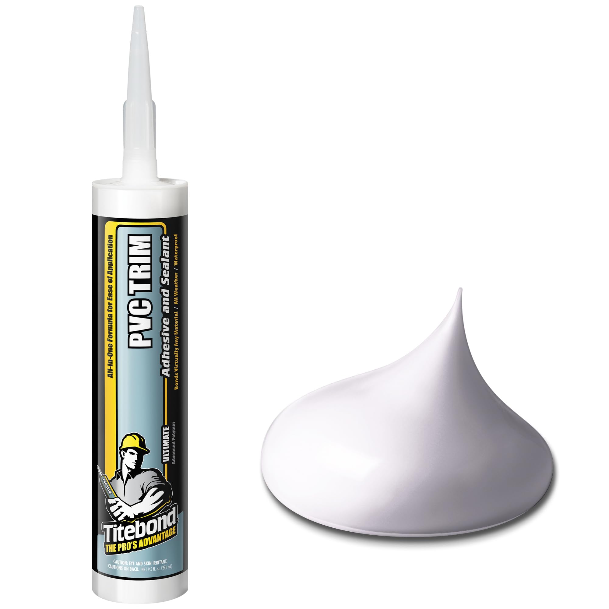 Photo 1 of PVC Trim Adhesive and Sealant White