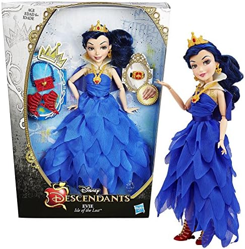 Hasbro Year 2014 Disney Descendants Coronation Series 12 Inch Doll - Isle of the Lost EVIE with Earrings, Necklace, Tiara and Ring