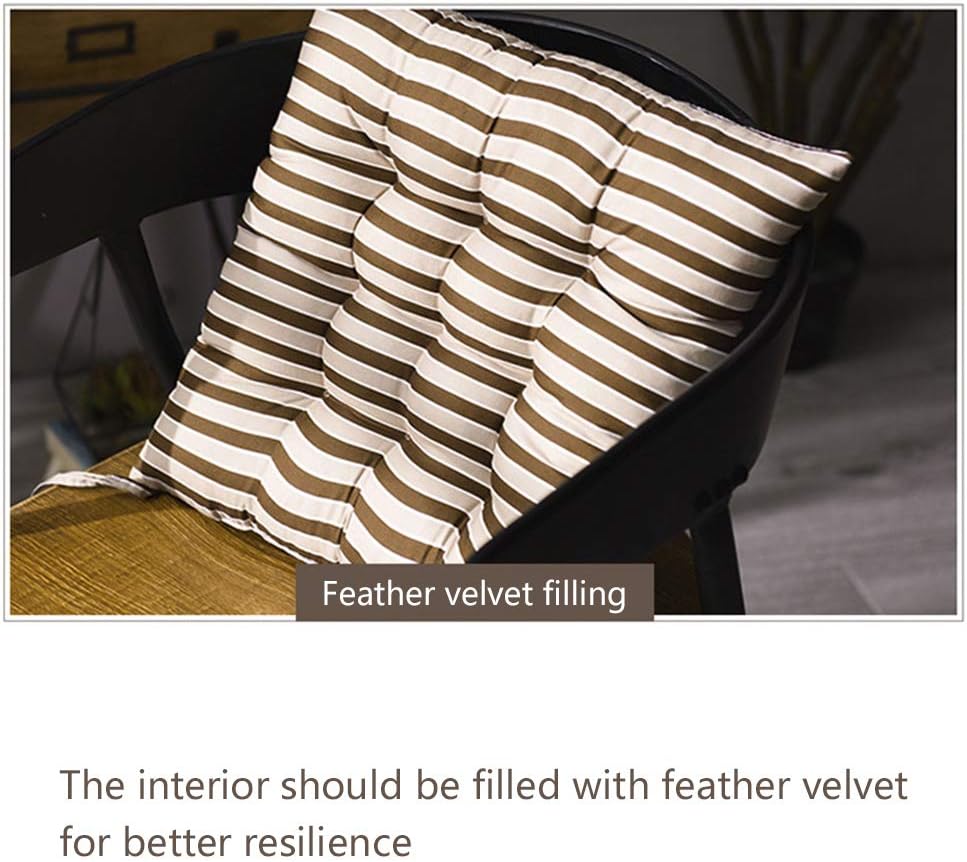 Coolmartus Chair Pad Seat Cushion 4pack Chair Pads 15 7x 15 7 Superior Comfort And Softness Seat Cushions For Dining Kitchen Living Room Office Chair Den 4pack Brown Chair Pads Home Semo Es