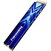 fanxiang 1TB PCIe 5.0 x4 NVMe M.2 SSD,Up to 14000 MB/s,DRAM Cache and SLC NAND,High Performance Solid State Drive for AI Applications, Gaming, PC, Laptop