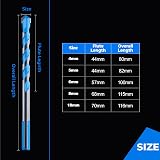 toolant Concrete Masonry Drill Bit Set 5pc 4-10mm Carbide Tip Hammer Drill view 5