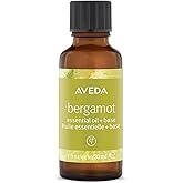 Aveda Bergamot Essential Oil + Base | Refreshing Citrus Aroma | For Body & Bath, 1 Fl Oz