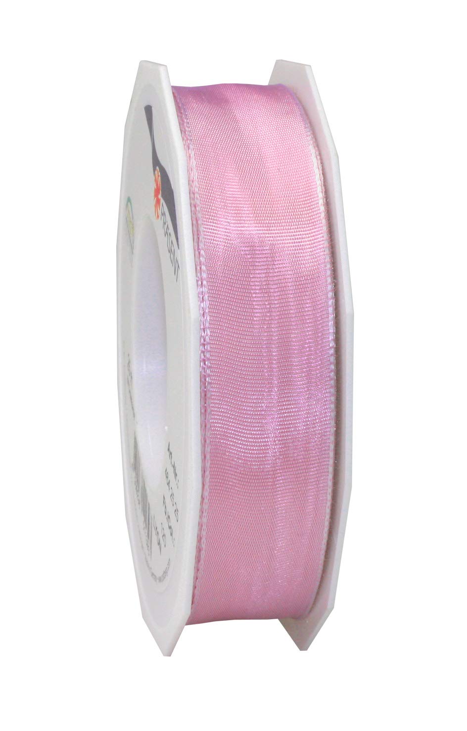 Präsent - Lyon Wired Taffeta Ribbon Orchid 25 mm Width, 25 m Length