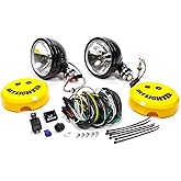 KC HiLiTES 238 Daylighter Black 100w Spot Beam Light System