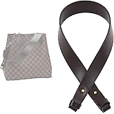 jiesinlov Vachetta Leather Replacement Straps Purse Shoulder Strap for Gracefull Bags (W1.4in,L25in-Coffee)