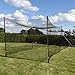 55' Ultimate Baseball Batting Cage [Net & Poles Package] - #42 Heavy Duty Net with Steel Uprights [Net World] 24hr Ship (02. Ultimate Batting Cage & L-Screen Frame)
