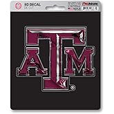 FANMATS 62837 Texas A&M Aggies 3D Decal Sticker