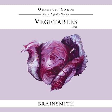 Brainsmith Quantum Flash Cards, Vegetables - Educational Flashcard Set 2 for Toddlers and Kids (8 months to 8 years) for Visual and Brain Development