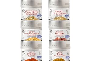 Fried Rice Seasoning Collection | Gourmet Spice Blends | Non GMO, No MSG | Made In USA | Small Batch, Hand Made | Non GMO, All Natural | GLP-1 Friendly | Asian, Rice, Wok, Stir Fry Seasoning | Sustainably Sourced, Ultra Premium | Gift Set | Magnetic Tins | Gustus Vitae | #888