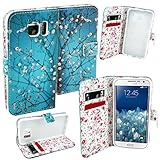 Mstechcorp - HTC One M9 Hima - [Kickstand Feature] HTC One M9 Wallet (Hima) Case Premium PU Leather Flip Cover - Flip Case for HTC One M9 (Hima) 2015 Model (BLOOMING TEAL)