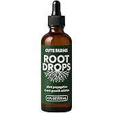 Root Drops - Liquid Rooting Booster | Rapid Growth, Stronger Root System, Reduced Transplant Shock | Ideal for Water, Soil, Leca | Perfect for Indoor Plants: Pothos, Monstera, Philodendron (4 oz)