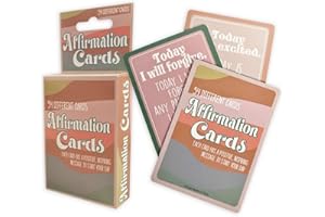 Kalan Affirmations Cards for Mind, Body, and Spirit: 54 Inspirational Quote and Mantra Cards in English for Self-Reflection, Empowerment and Stress Relief