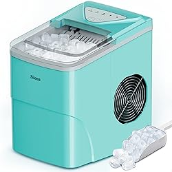 Silonn Ice Makers Countertop, 9 Cubes Ready in 6
