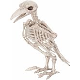Seasons 7.8" Skeleton Raven Halloween Decoration | for Crazy Bonez Skeleton Line