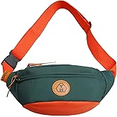 Men's and women's cross-body minimalist chest bag one shoulder, lightweight casual waist bag, suitable for sports, travel and daily use(Green)