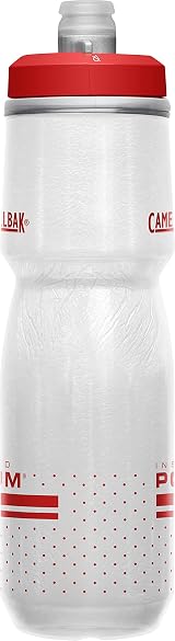 CamelBak Podium Chill Bottle Fiery Red White 0.71 Litre 24 oz view 2
