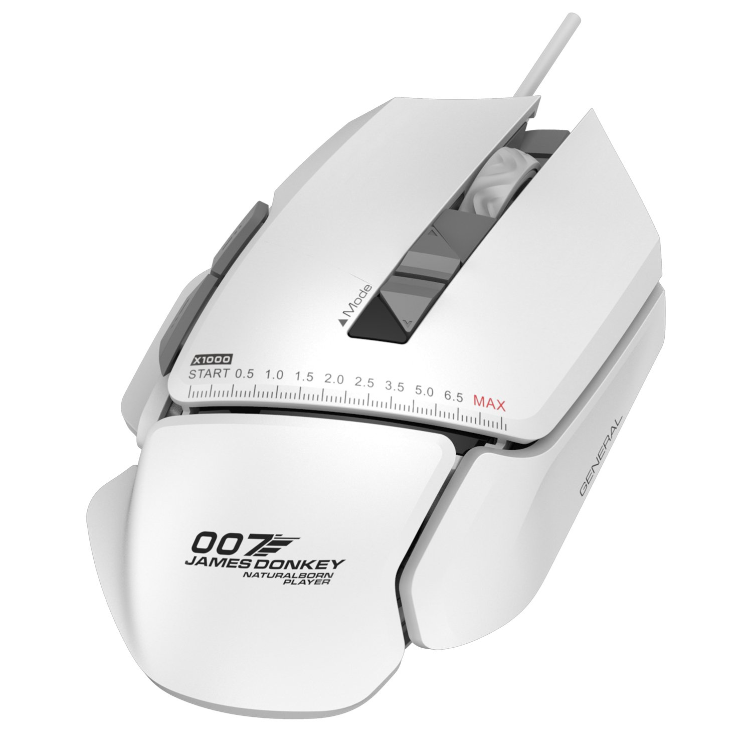 James Donkey 007 #REDDOT Design Award 8200DPI Laser #Gaming Mouse 54 ...