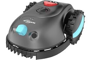2025 New YARDCARE V100 Robotic Lawn Mower with Vision Navigation, Robot Lawnmower with Obstacle Avoidance,Cutting Height Adju