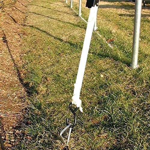 Galactic Xtreme Trampoline Stakes Anchors - Strong and Galvanized Gives a Greater Span of Anchorage - Trampoline Anchors Trampoline Anchor kit - Trampoline Wind Stakes - Ground Anchors Heavy Duty - Sp