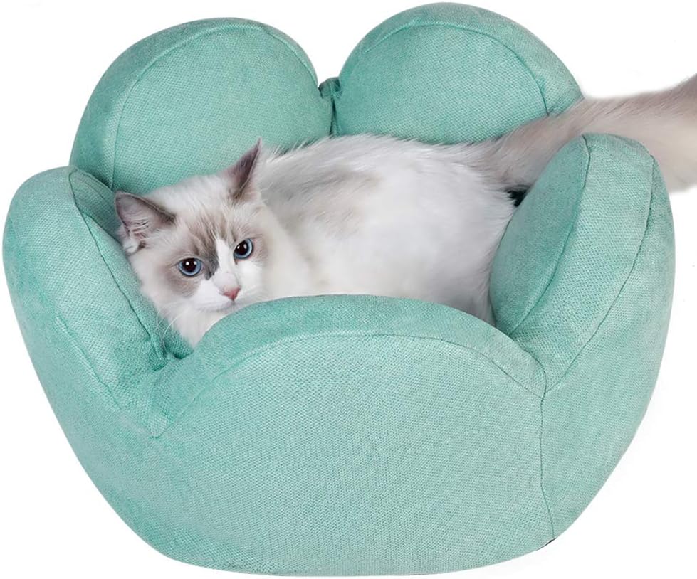 Amazon 猫 ベッド ペットベッド 丸型 ふわふわ 暖かい 寒さ対策 滑り止め 耐噛み 洗える犬猫クッション 小型犬 ベッドり眠れる用品 Cjpet ベッド クッション 通販