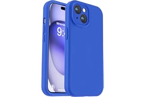 Vooii Compatible with iPhone 15 Plus Case, Upgrade Liquid Silicone [Enhanced Camera Protection] [Soft Anti-Scratch Microfiber