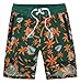 Halconia Men's Quick Dry Swim Trunks Beach Shorts Watershorts with Mesh Lining
