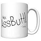CJ Artisans Supernatural Hey, Assbutt Castiel Coffee Mug (Old Version)