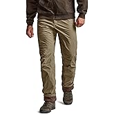 CQR Men's Winter Fleece Lined Pants, Water-Resistant Outdoor Stretch Work Pants, Windproof Casual Pants with Pockets