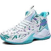 KIUSMETY Basketball Shoes for Womens Mens Breathable Running Athletic Cushion Sports Fashion Sneakers Sport Volleyball Shoe