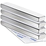 MIKEDE Strong Neodymium Bar Magnets 4 Pack, Heavy