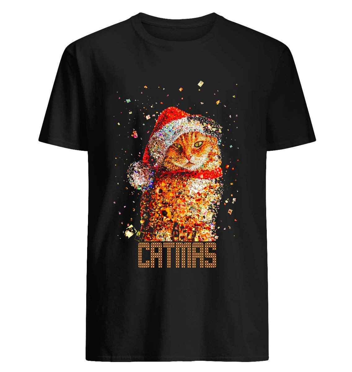 Catmas Tshirt Cat Christmas Meowy For , Tshirt For Gift Mother Father 1
