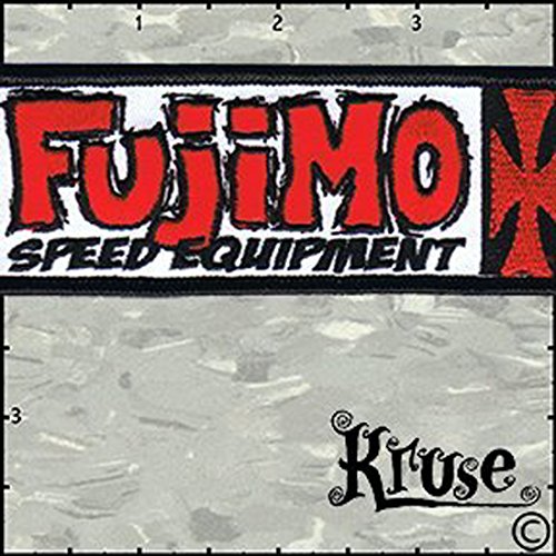 Kruse Artist Embroidered Iron On Patch - Fujimo Speed Equitment Cross Applique