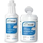 REScue Canister Wipes &amp; RTU 32oz Disinfectant &ndash; Disinfectant Cleaner for Vet Use, Designed to Clean Kennels, Litter Boxes &amp; More