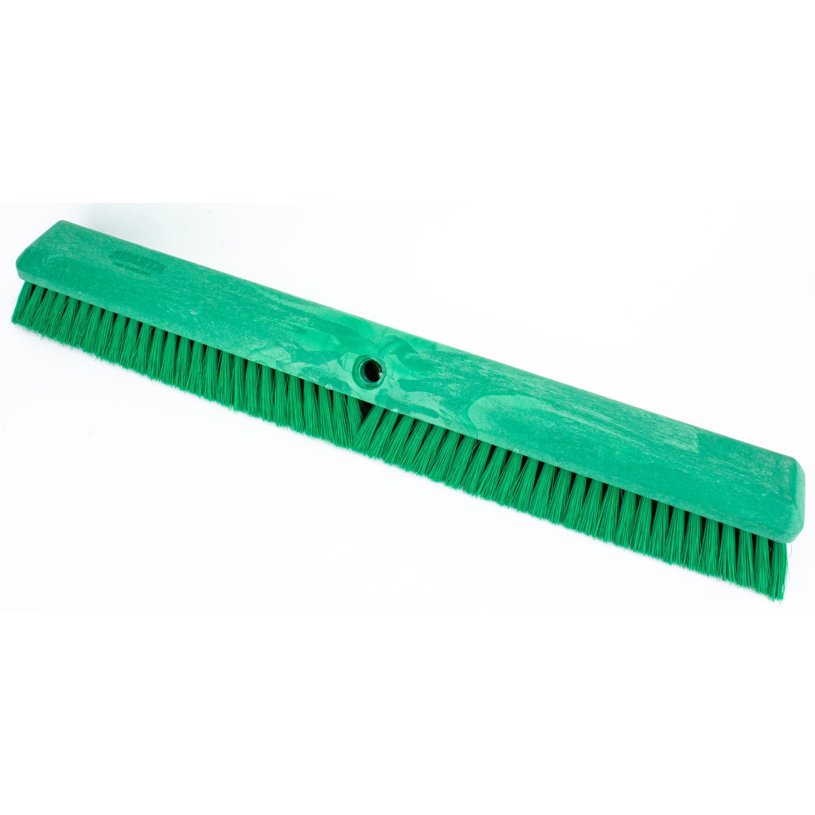 SPARTA 41891EC09 Omni Sweep Plastic Push Broom Head, Heavy Duty, Industrial Broom With Color Code System For Outdoor, Indoor, Garage, Concrete, Patio, Kitchen, Bathroom, 24 Inches, Green, (Pack of 12)