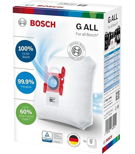 Amazon.com: Bosch 4x Vacuum Cleaner Bags PowerProtect Type G ALL Amazon.com: Bosch 4x Vacuum Cleaner Bags PowerProtect Type G ALL