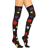SYYWLYAP Womens Thigh High Socks Novelty Argyle Halloween Warm Leg Warmers Over-the-Knee-High-Socks
