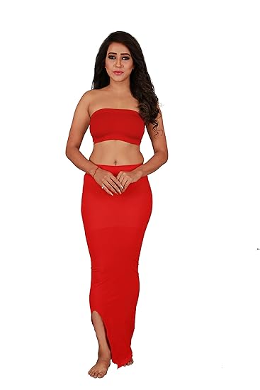 Women Microfiber Seamless Saree Shapewear with Tube Top