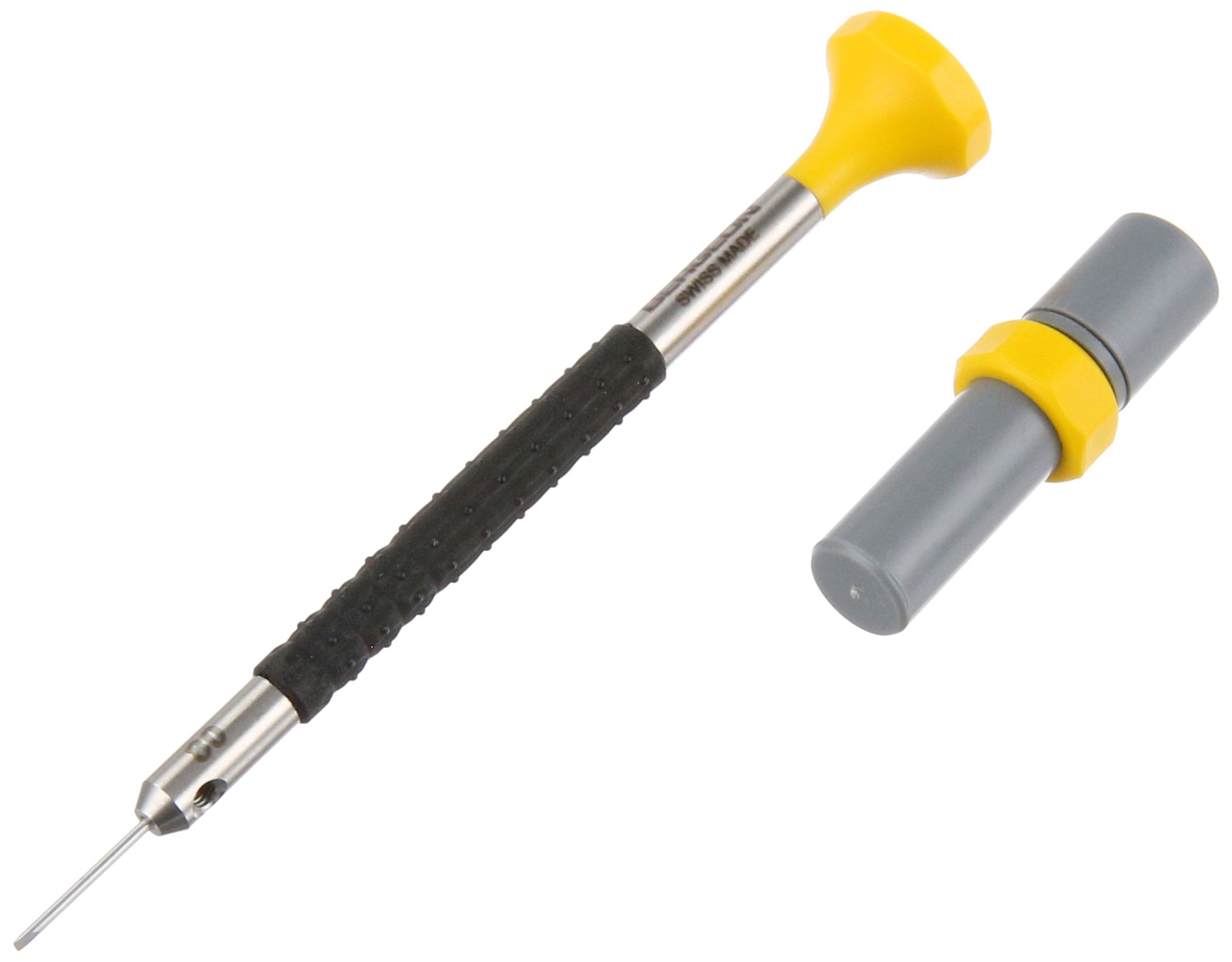 Bergeon 55-682 6899-AT-080 Stainless Steel Ergonomic 0.80mm Screwdriver with Spare Blades Watch Repair Kit