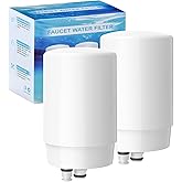 Faucet Filter Replacement for Brita, 2 Pack Compatible Cartridge | Faucets Filter Replacement, Compatible with Brita&reg; Faucet Water Filtration System, Brita&reg; 36311, 36313, FR-200, FF-100