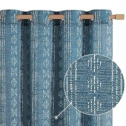 jinchan Boho Curtains Linen Curtains for Living