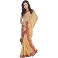 Indian Trendy Women's Bollywood Sequin Embroidered Sari Festival Saree Unstitched Blouse Piece Costume Boho Party Wear