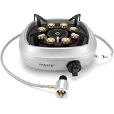 RAXMATE FirePort 25 Portable Propane Stove, 25,000 BTU, Silver