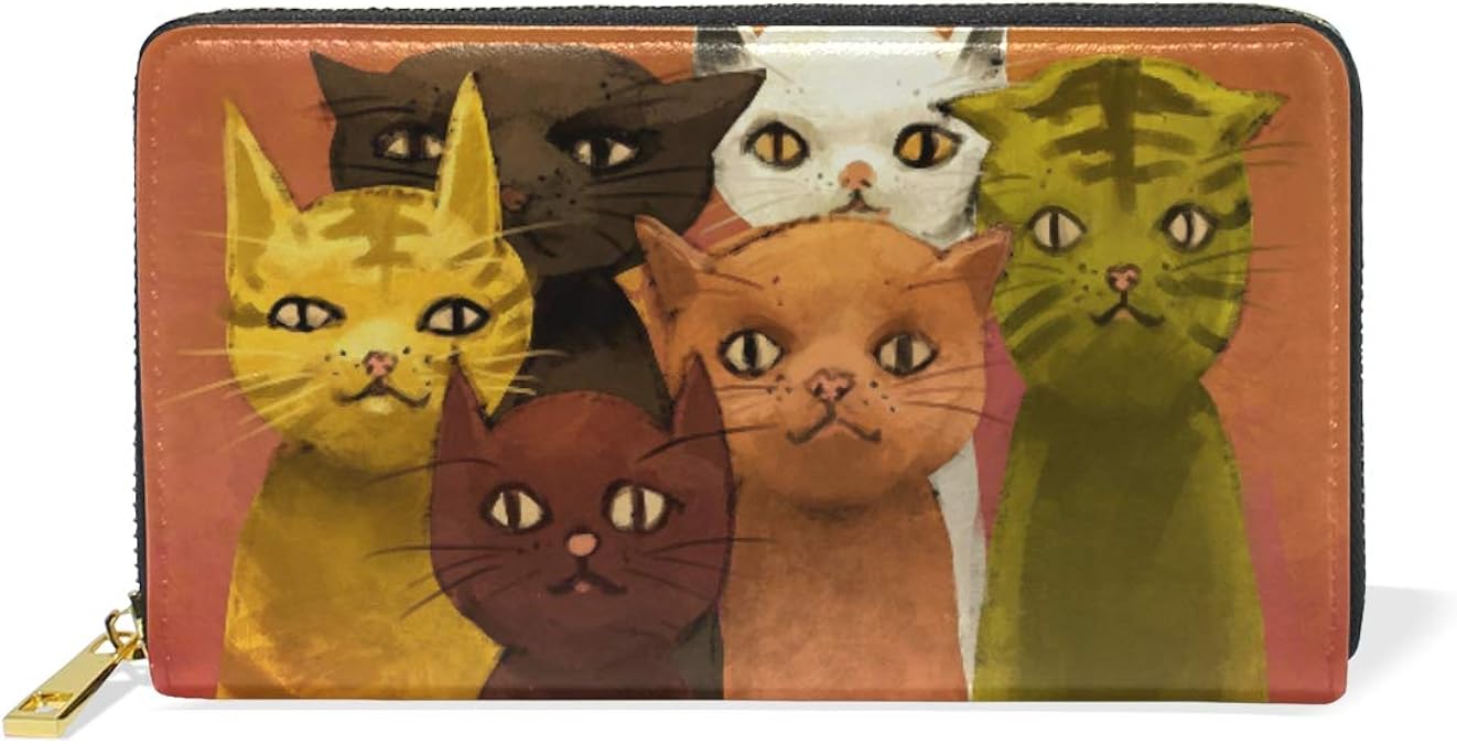 Amazon Bardic 長財布 ウォレット かわいい面白い猫 レディース財布 ガールズ 財布 本牛革製財布大容量 高級感あり 小銭入れかわいい財布 Bardic シューズ バッグ Amazon Bardic 長財布 ウォレット かわいい面白い猫 レディース財布 ガールズ 財布 本牛革製財布大容量 高級感あり 小銭入れかわいい財布 Bardic シューズ バッグ
